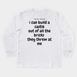 new romantics 1989 lyrics Kids Long Sleeve T-Shirt